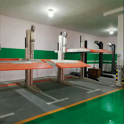 Good price TP227 2 Post Parking Lift 2m/min For High Density Car Storage online