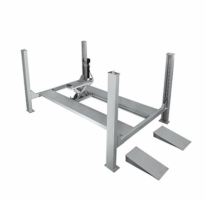 Good price Hydraulic 4 post car lift/ 4 tons four post car lift with electrical secondary jack online