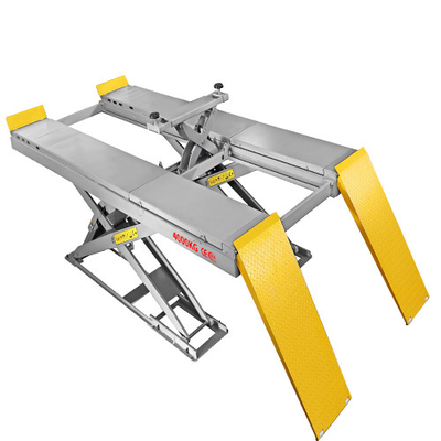 quality 3500kg Super Thin Alignment Scissor Lift With Jack Elector Hydraulic Car Lift factory