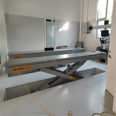 Good price 4000kg Capacity Automotive Scissor Lift For Car SUV And Truck Alignment online