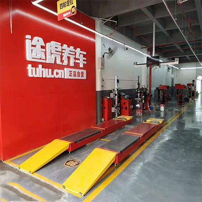 Good price T400A Space Saving Scissor Lift For Vehicle Alignment In Workshop online
