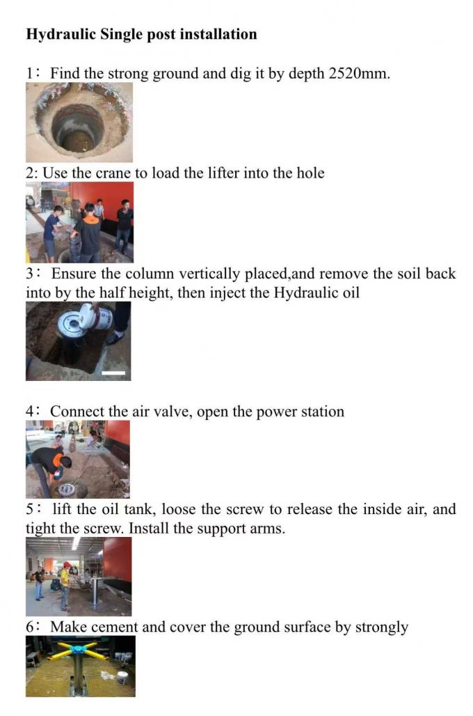360° Rotation Single Post Car Lift T-400X in operation